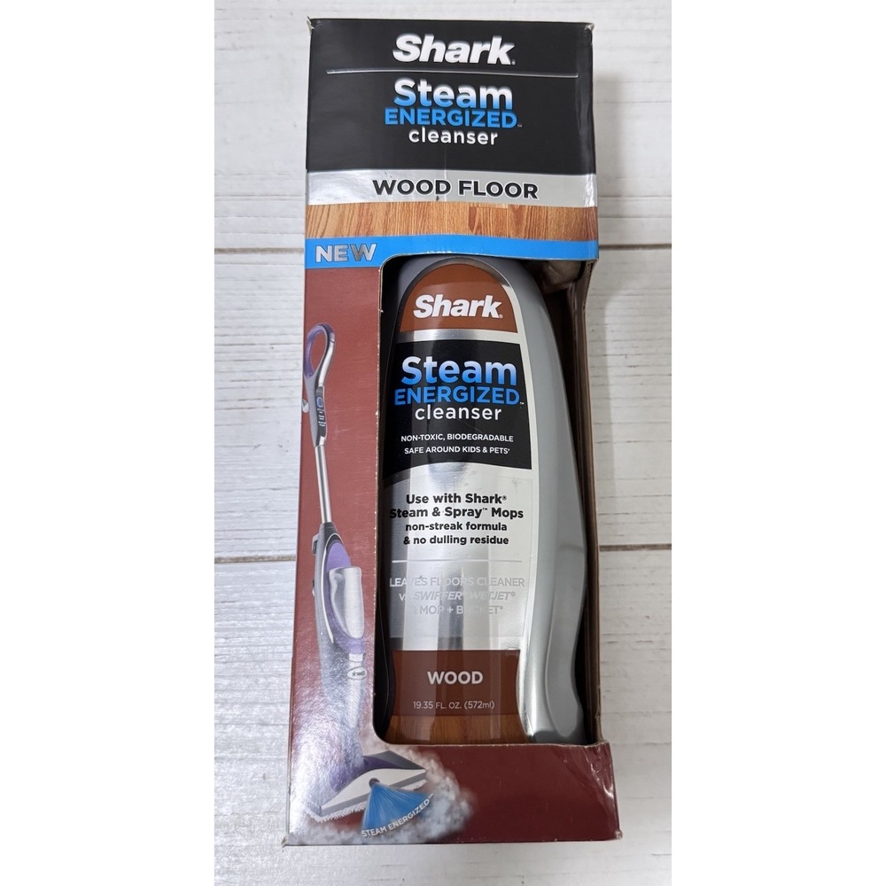 Shark Steam Energized Wood Floor Cleanser Non-Toxic Cleaner 19.35  Oz‎